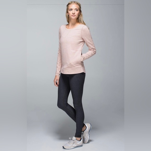 Lululemon Exhalation Pullover II Heathered Marled Mojave Magenta - Picture 4 of 11